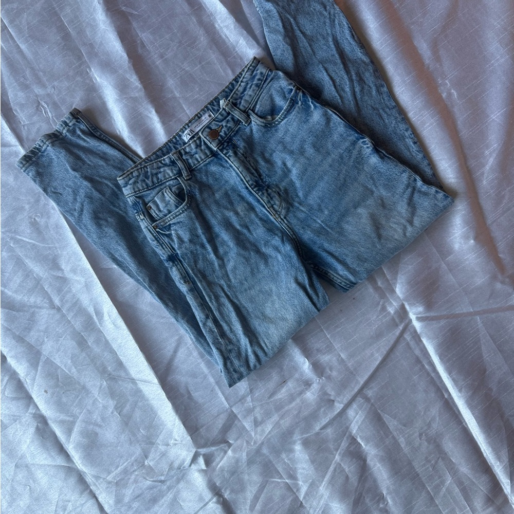 Zara Light Blue Denim Jeans